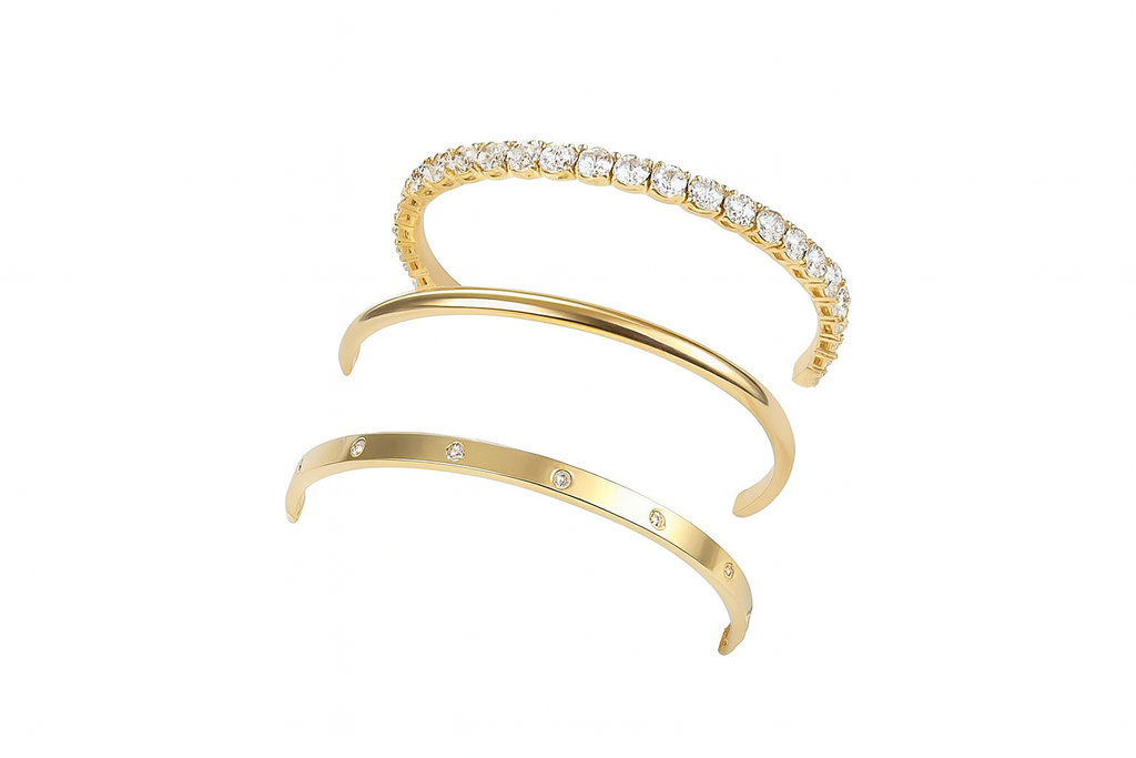 Gold Bangles - LUX Collection