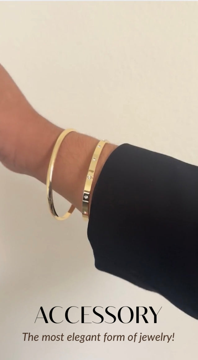 Gold Bangles - LUX Collection